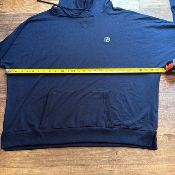 Cutter & Buck Notre Dame Long Sleeve Hoody (Navy & White)(Size: XXXL) EUC - Picture 11 of 16